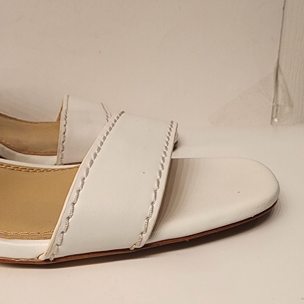 Michael Kors Ashton Crisscross Sandals Women’s White Size 10 - Picture 12 of 15